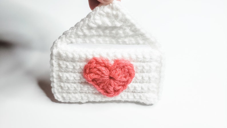 Heart Envelope Gift Card Holder Crochet Pattern PDF Printable Instant Download image 10