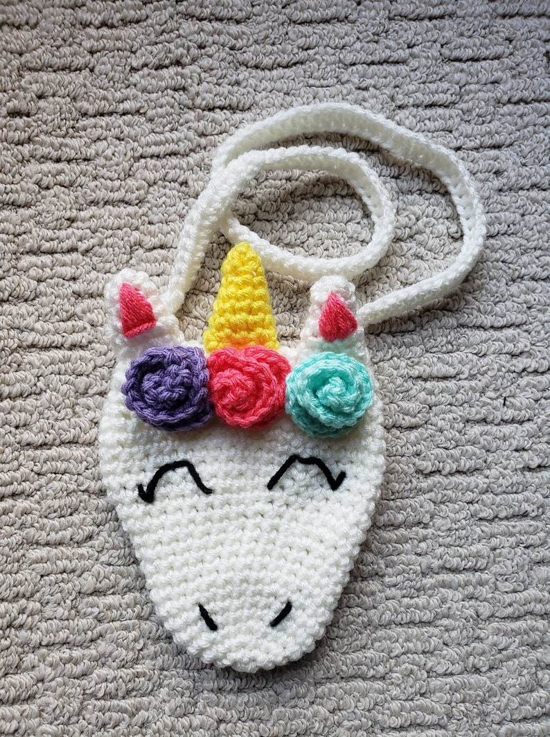 Unicorn Purse Crochet Pattern Digital Download Etsy