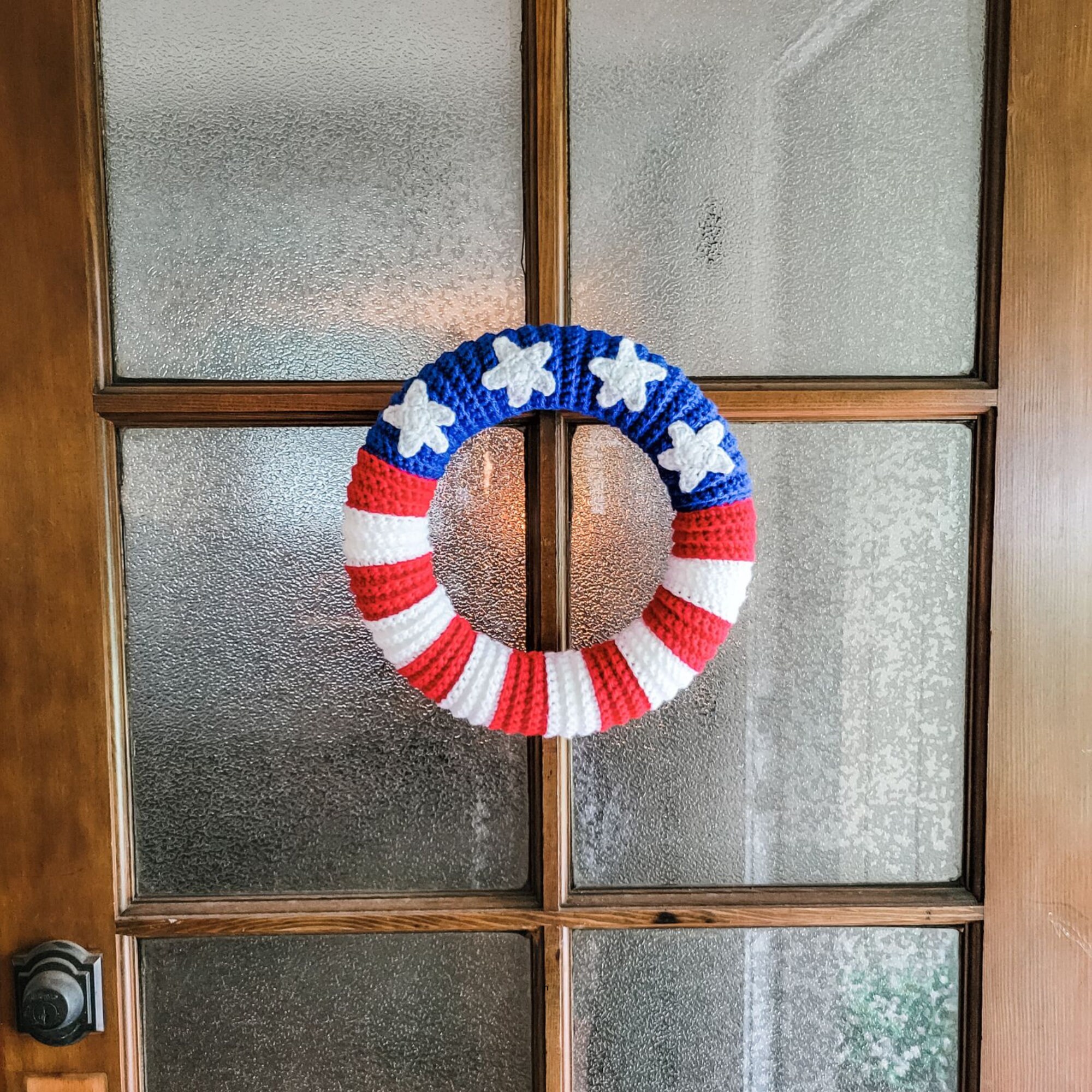 American Flag Wreath Crochet Pattern Etsy Hong Kong