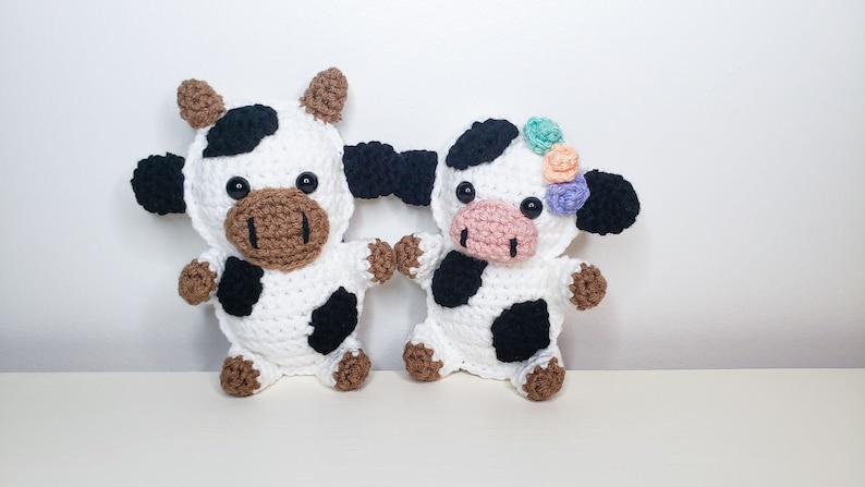 Cow Cuddler Crochet Pattern Set PDF Printable Instant Download image 2