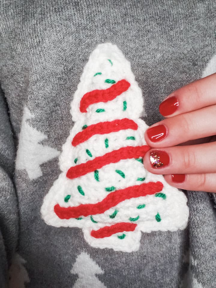 Christmas Tree Cake Crochet Pattern PDF Printable Instant Etsy