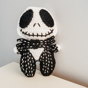 Skeleton Cuddler Crochet Pattern Halloween Lovey PDF Printable Instant Download image 9