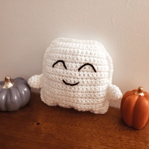 Ghost Cuddler Crochet Pattern Halloween Lovey PDF Printable Instant Download image 3