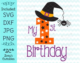 Download Halloween Birthday Svg Etsy
