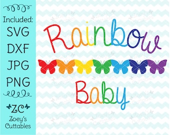 Download Rainbow baby svg | Etsy