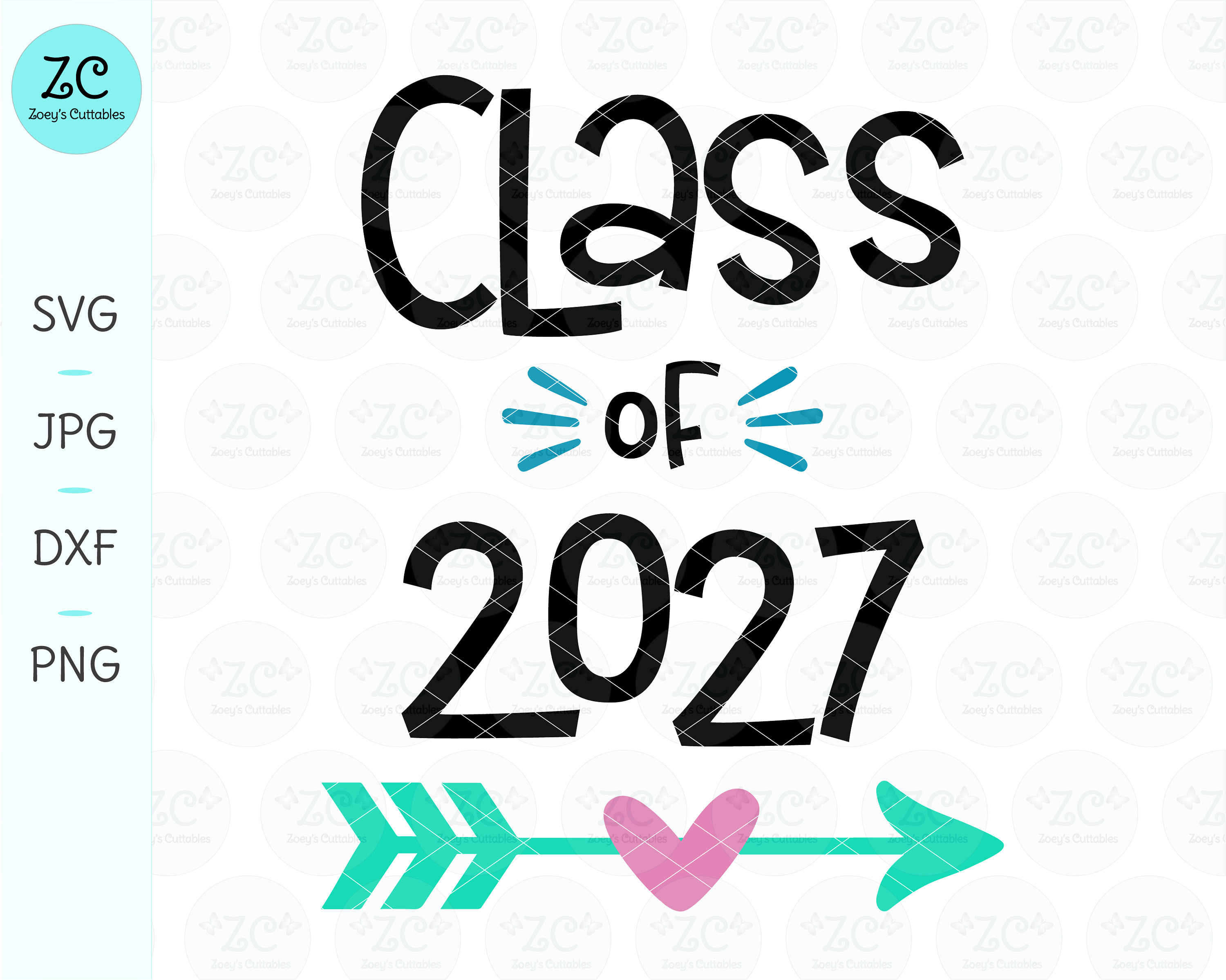 Class Of 2027 Svg Graduation Svg Class Of End Of School Etsy Uk