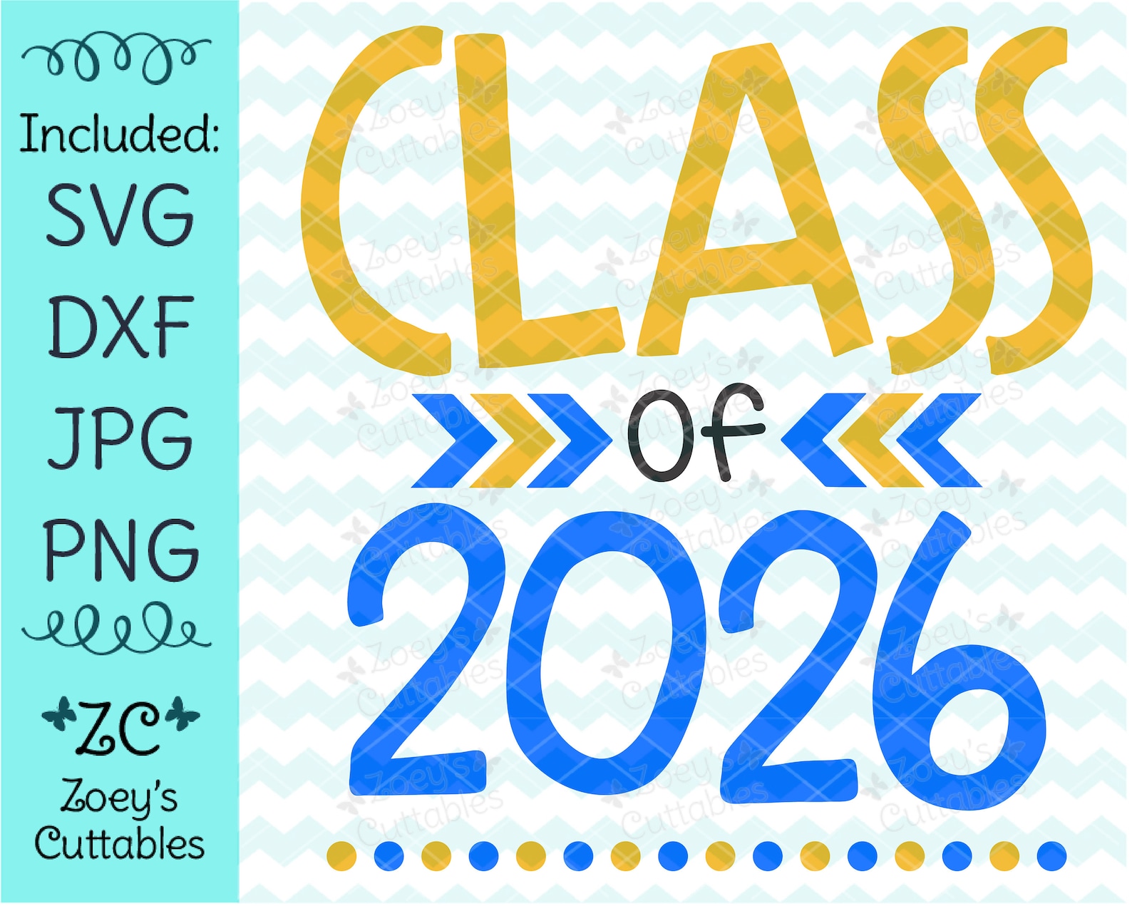 Class Of 2026 Svg Files Printable Clipart Graduation Svg Files Etsy
