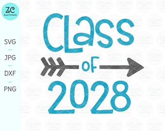Graduation 2028 Svg - Etsy