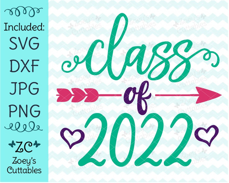Class of 2022 SVG Graduation SVG End of School Year | Etsy