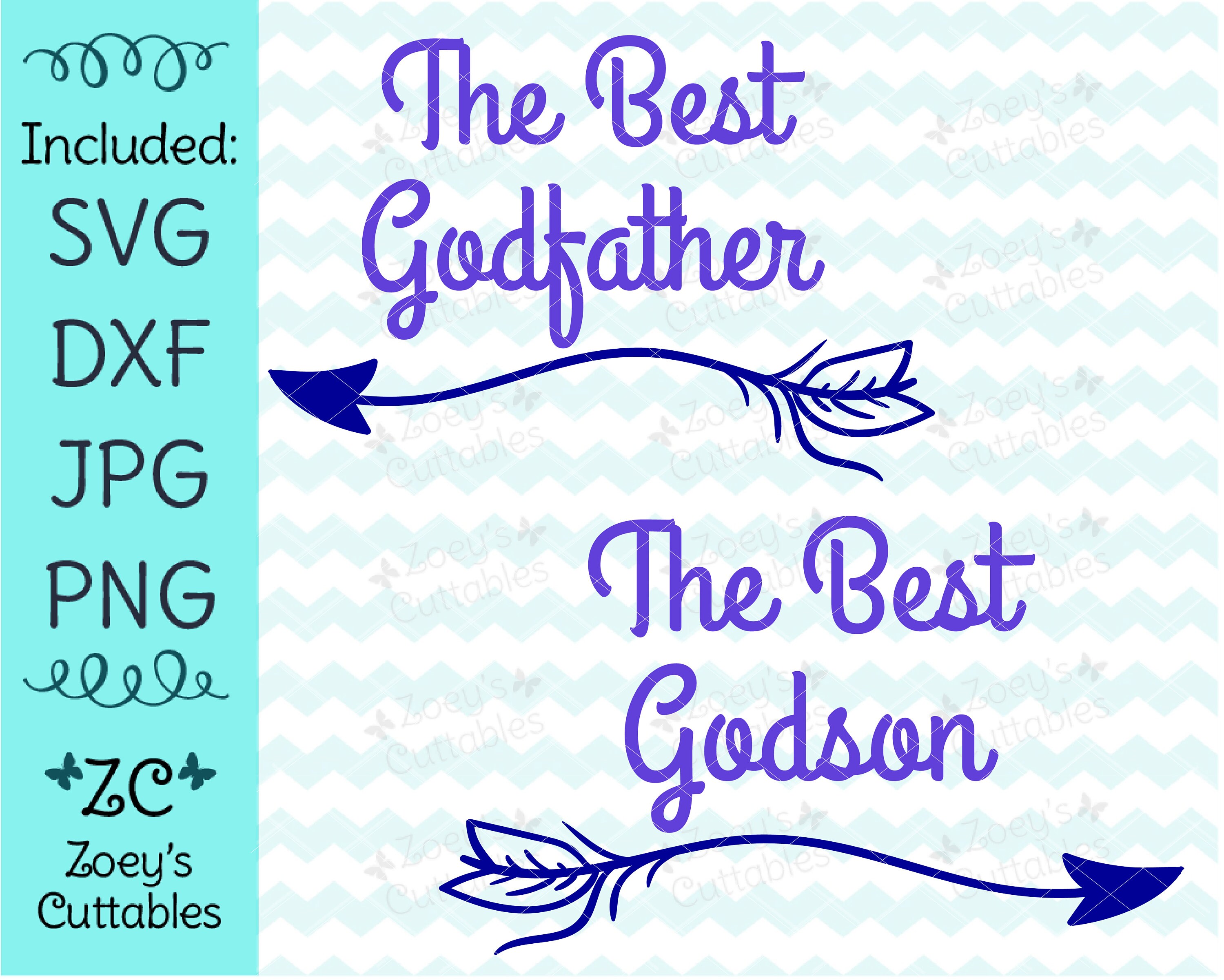 The Best Godfather The Best Godson Godfather SVG Godson | Etsy