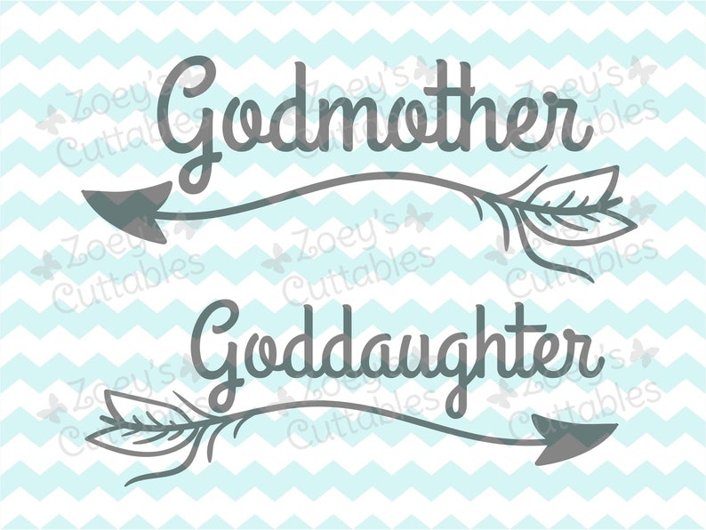 Download Godmother SVG Goddaughter SVG Godmother Goddaughter Gift ...