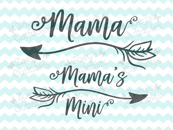 Download Mama SVG Mama's Mini SVG Mama Baby Girl Baby SVG Girl | Etsy