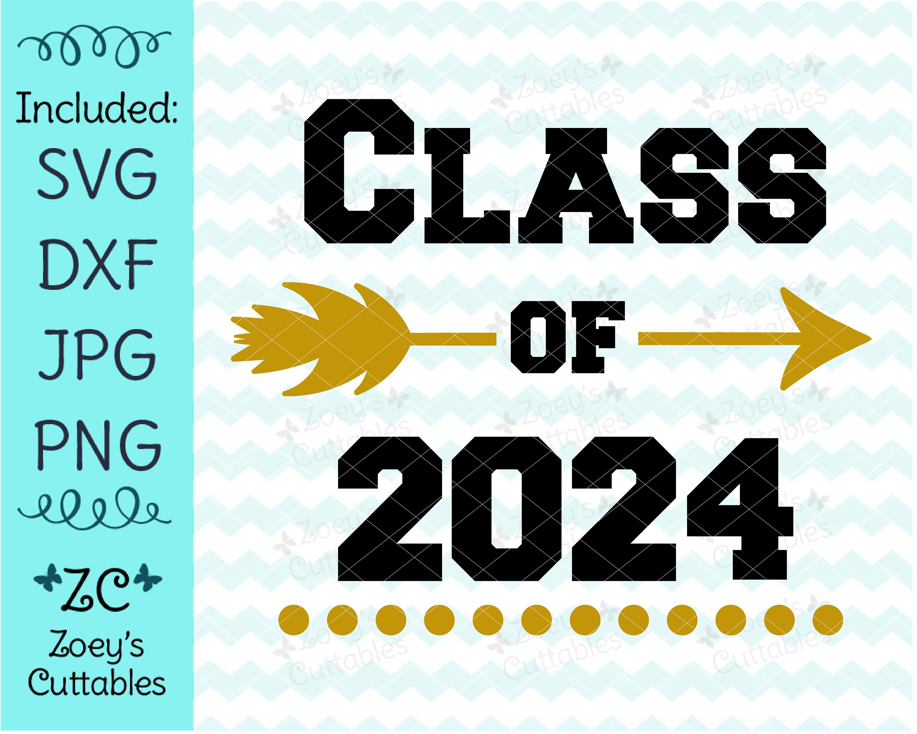 Class of 2024 SVG Graduation SVG End of School Year Etsy UK
