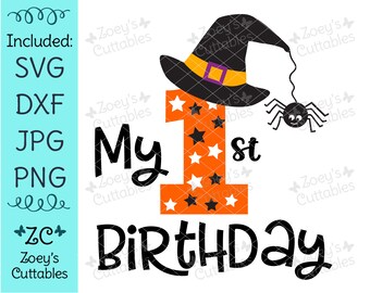 Il mio primo compleanno in formato SVG, primo compleanno in formato SVG, compleanno di Halloween in formato SVG, il mio primo compleanno in formato SVG, compleanno in formato SVG, Halloween in formato SVG, 1° compleanno, file in formato Svg
