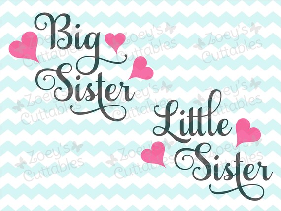 Download Big Sister SVG Little Sister SVG SVG File Sister svg Big ...