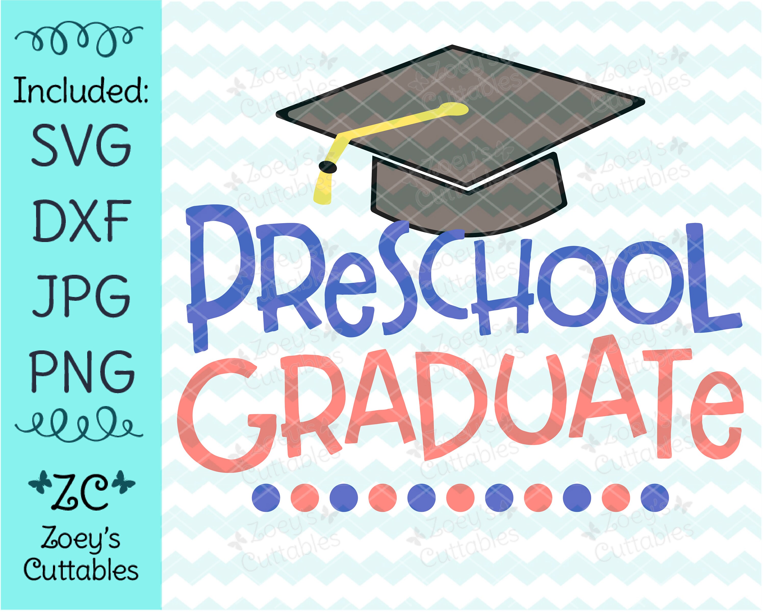 Download Preschool Graduate Svg Graduation Svg End Of School Year Etsy