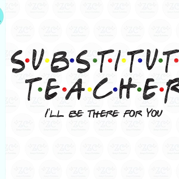 Substitute Teacher Etsy