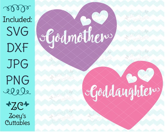 Godmother Goddaughter Godmother Svg Goddaughter Svg Etsy