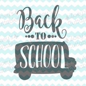 Back to School Cuttable SVG File Instant Download DXF - Etsy