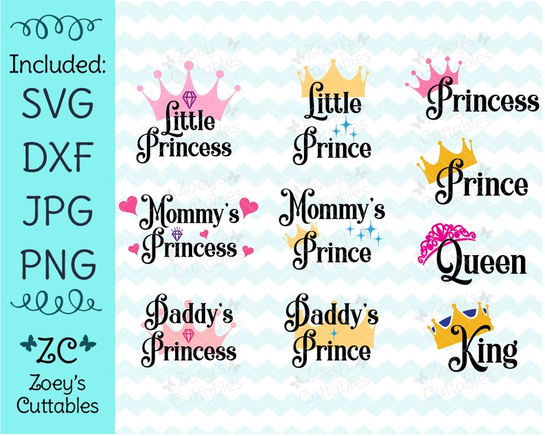 Free Free King Queen Prince Svg 791 SVG PNG EPS DXF File