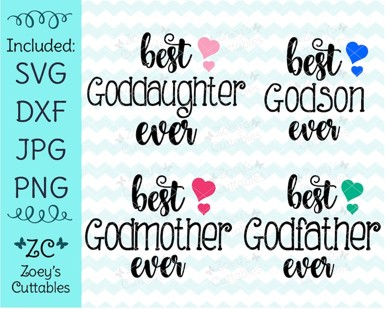Download Godmother SVG Goddaughter SVG Godson SVG Godfather Svg | Etsy