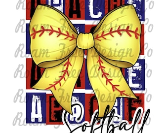 Apache Softball Design: School Mascot PNG File (Digital Download)