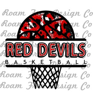 Mascotte de basket-ball des Diables rouges : impression de guépard PNG (téléchargement numérique)