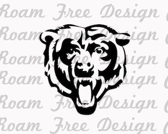 Bears Mascot PNG: Black School Design (Digital Download)