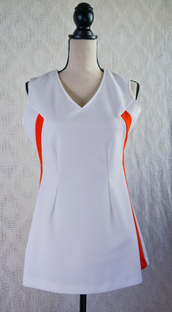 Vintage 1970's Polyester Tennis Dress