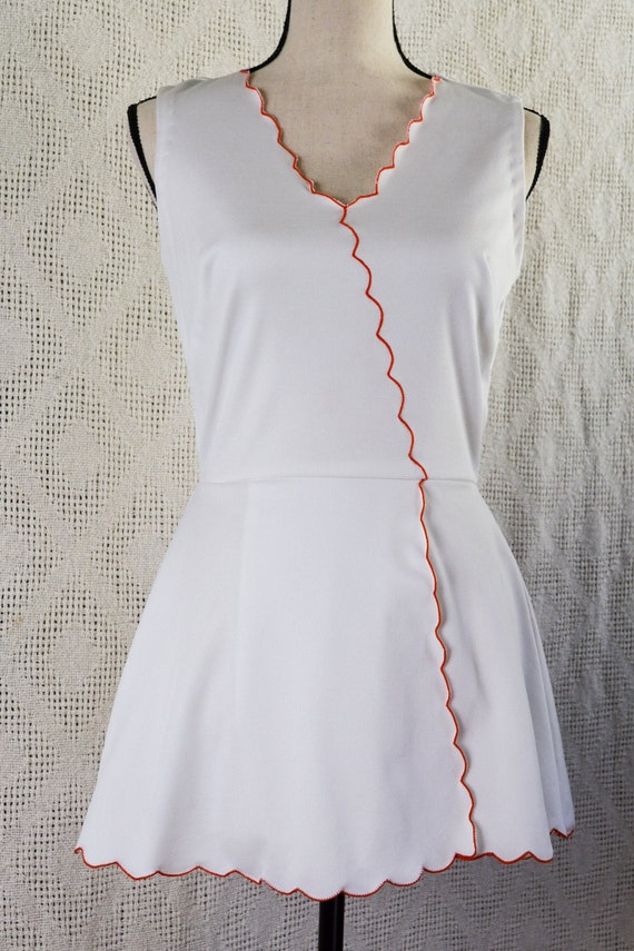 Vintage 1970's Polyester Tennis Dress