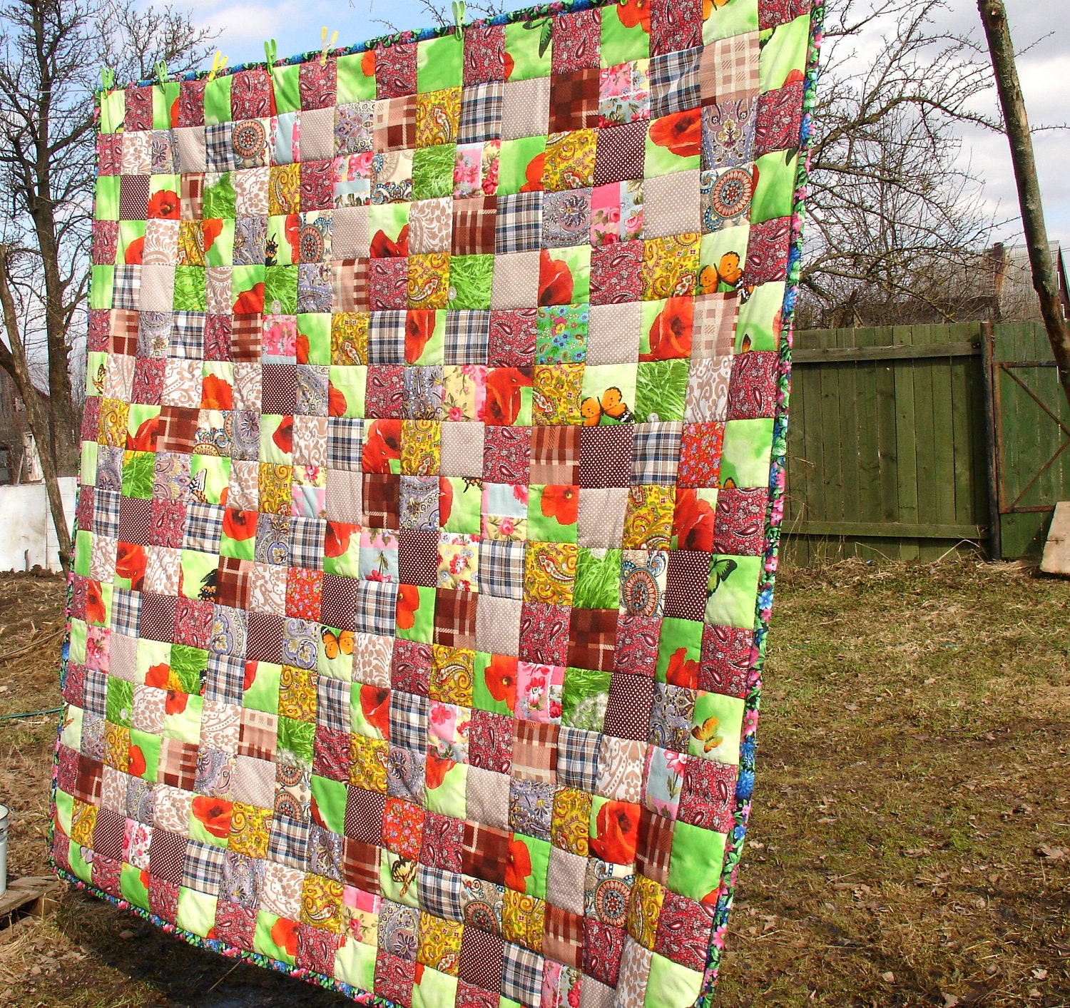 Queen size quilts Queen size Quilt Etsy
