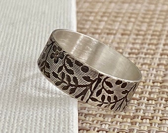 925 Sterling Silver Floral design Ring, Handcrafted Jewelry,  Gift for any occasion