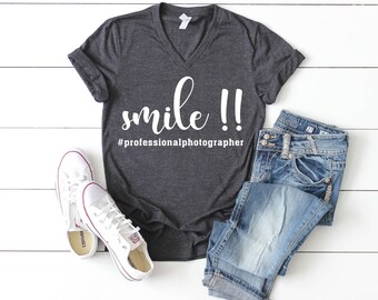 Photographer's "Smile" T-shirt