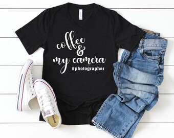 Photographer's "Coffee and Camera" T-shirt