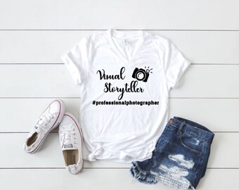 Photographer's "Visual Storyteller" T-shirt