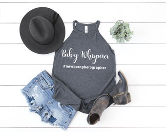 Photographer's "Baby Whisperer" Rocker Tank Top