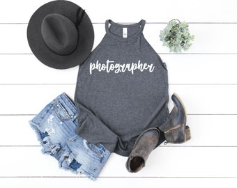 Photographer's "Photographer" Rocker Tank Top