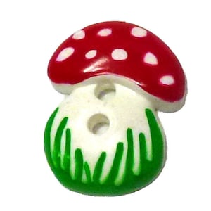Children&#39;s button, fly agaric