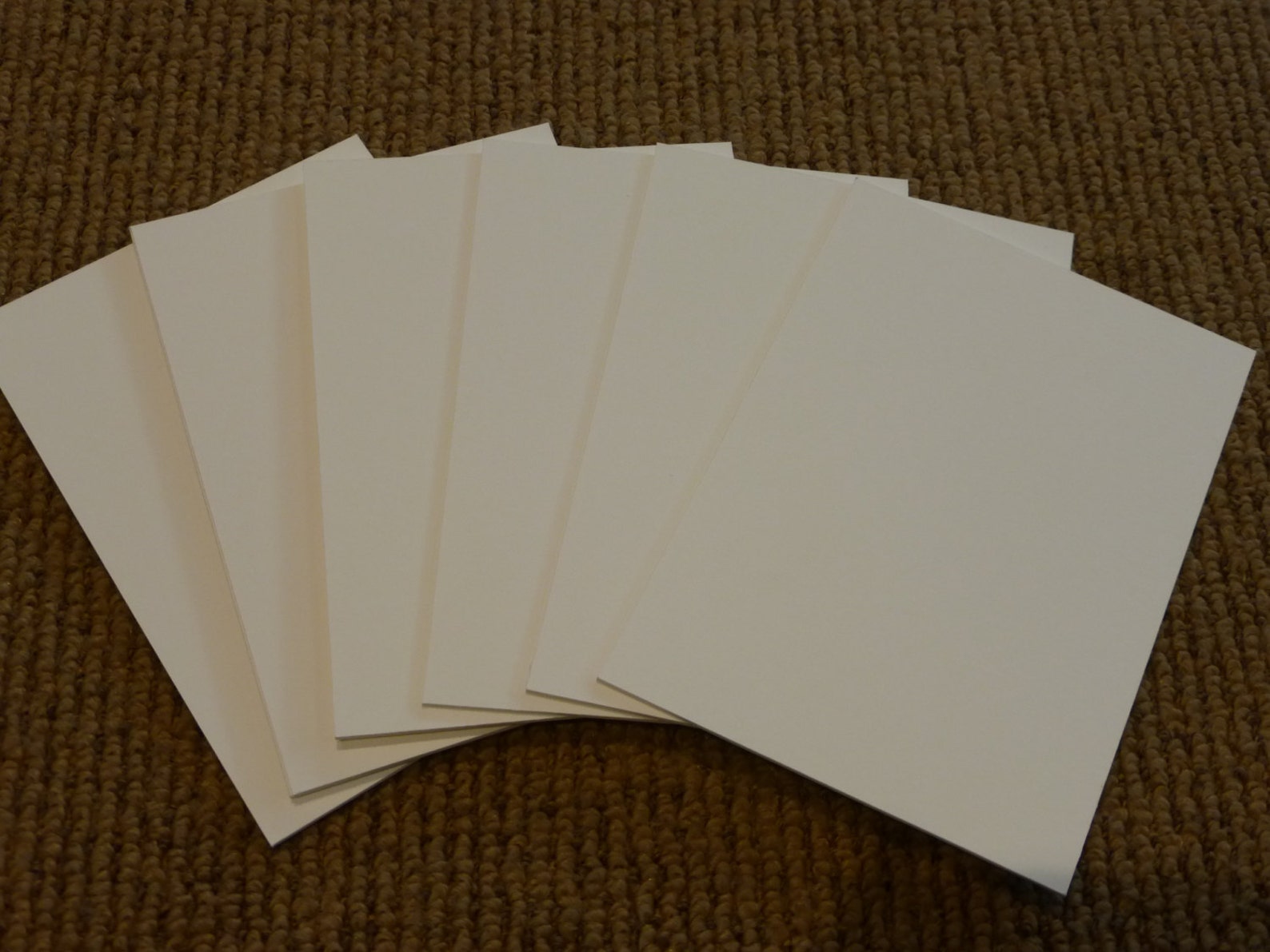 White Mat Board Blanks Size 5x7 4 ply ACID FREE Conservation Etsy