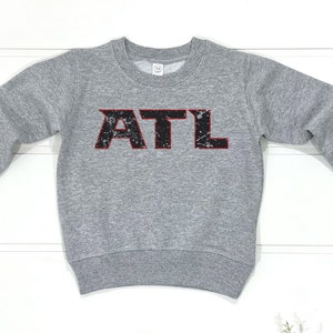 Atlanta Falcons Gray Sweatshirt Etsy