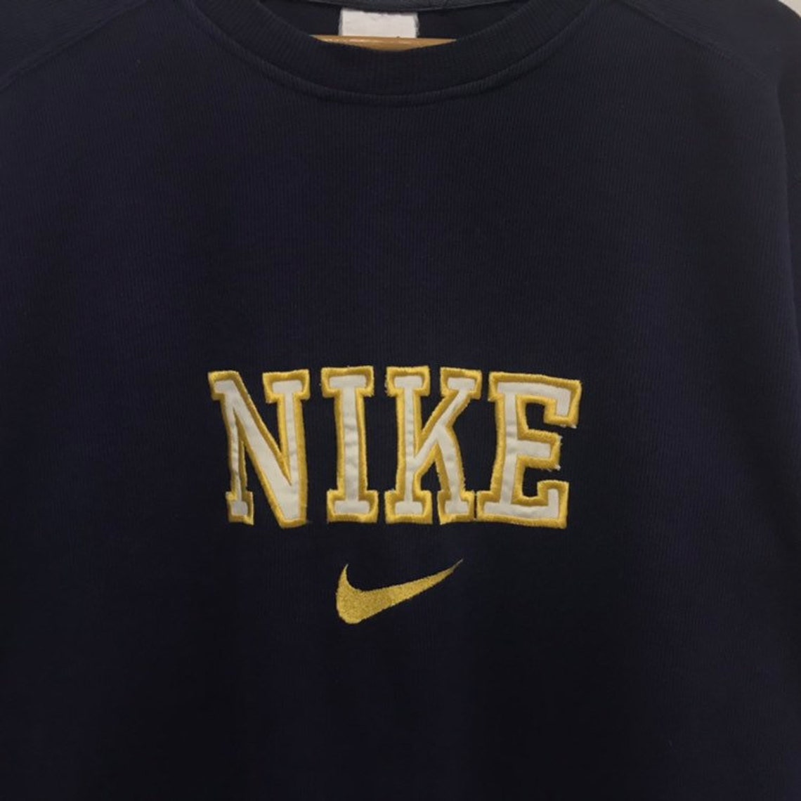 Rare Nike Sweatshirt Pullover Jumper Sweater Embroidery Big | Etsy