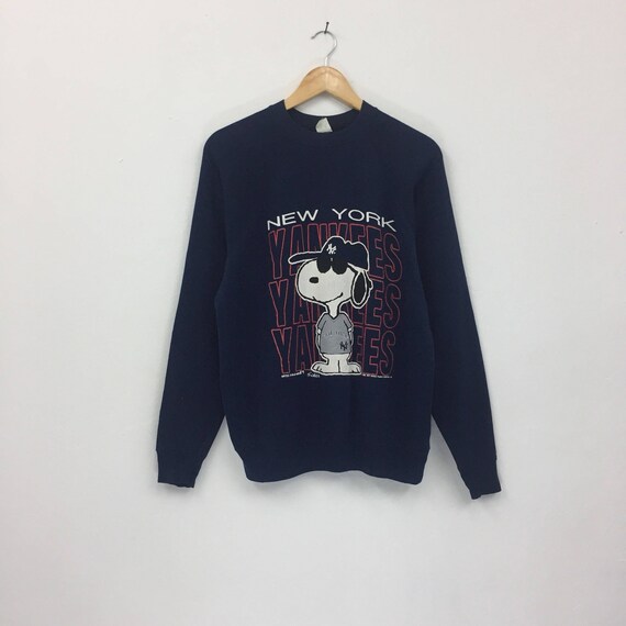 Vintage snoopy sweatshirt / yankees / MLB / new yo