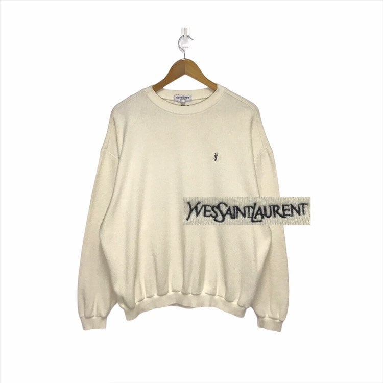 Raro Yves Saint Laurent sudadera Jersey