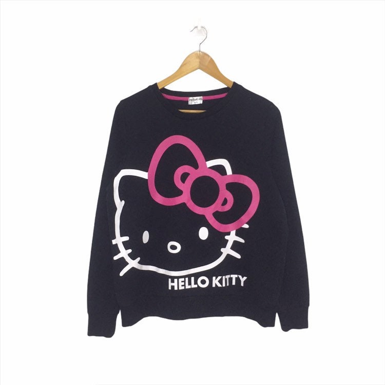 Rare Hello Kitty Sweatshirt Pullover Jumper Sweater Big | Etsy