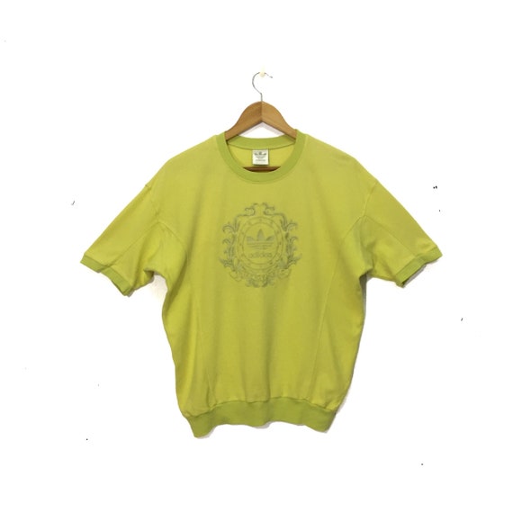 vintage yellow adidas sweatshirt