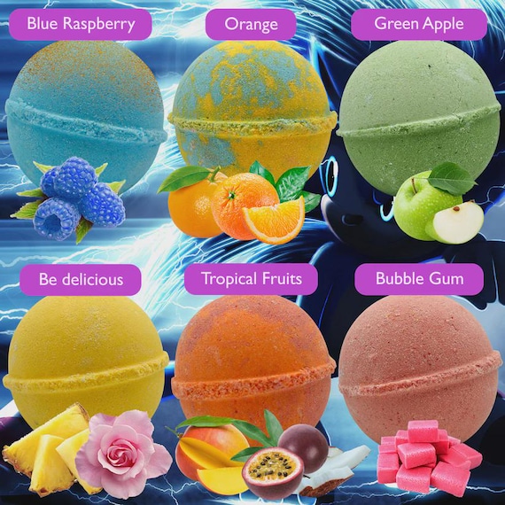 Sonic Kids Bath Bombs: Surprise Toys Inside, Handmade in USA, 6