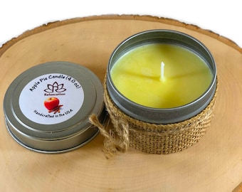 10 Candles Wholesale Bulk Scented Soy Wax Candles in Metal Tins, Aromatherapy 4 Oz USA Handmade great gift for women, men