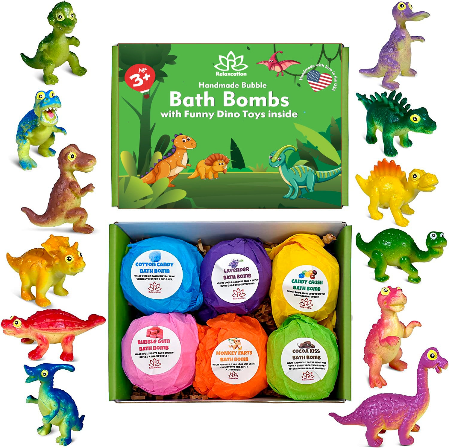 Flat Dinosaur Bath Bomb Mold