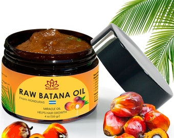 Óleo de Batana Puro de Honduras - Pote de 118ml - Hidratante Natural para Crescimento e Brilho Capilar - Puro e Natural