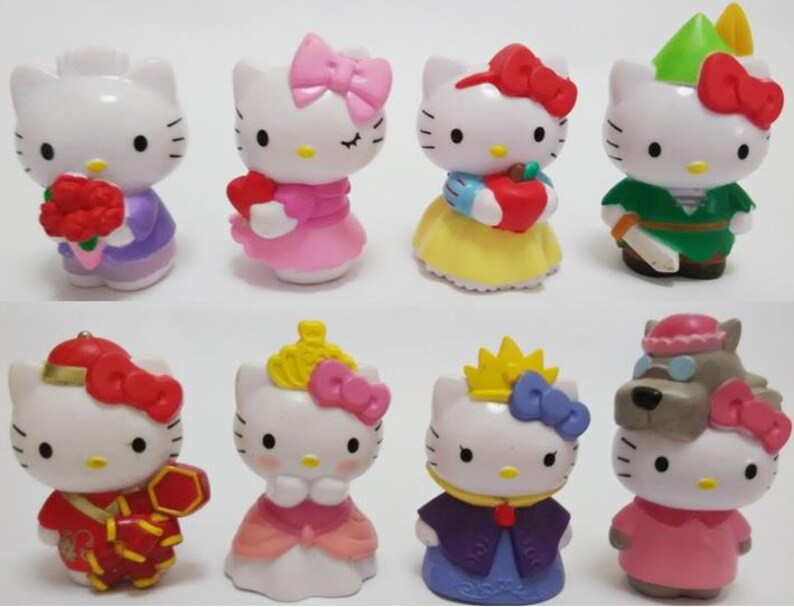 6 Bath Bombs With KITTY Toys Inside for Kids Natural & Safe Etsy